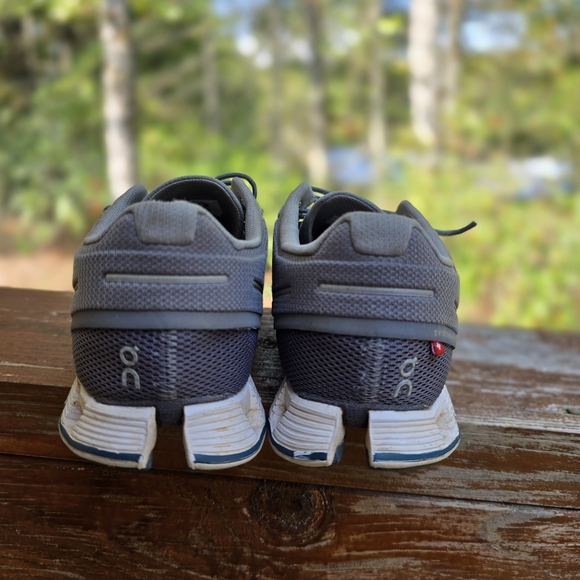 On Cloud Women's Athletic Shoes in Gray and Blue Size 6 - Picture 5 of 6